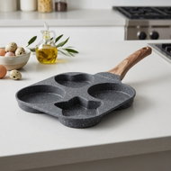 RealG RC-K-627 Egg and pancake pan, 4 holes, 19 × 19 cm - Pan