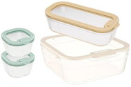 Pebbly PKV-089 Set of glass baking dishes, 4 pcs - Baking Pan