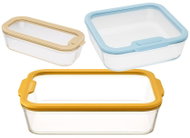 Pebbly PKV-090 Set of glass baking dishes, 3 pcs - Baking Pan