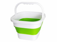 Verk 27716 Skládací silikonový kbelík 17 l, zelený - Bucket
