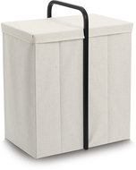 ZELLER Koš na prádlo krémový 50 × 36 × 65 cm - Laundry Basket