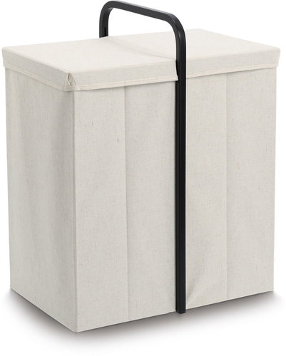 ZELLER Koš na prádlo krémový 50 × 36 × 65 cm - Laundry Basket - Main image
