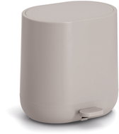 ZELLER Odpadkový koš pedálový 6 l, plast, šedý 26 × 22,5 × 26,5 cm - Rubbish Bin