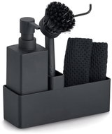 ZELLER Dishwasher organizer, plastic, 20,2 × 7 × 20 cm, black - Kitchen Organiser