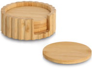 ZELLER Bamboo coasters 6 pcs, diameter 12 cm - Coaster