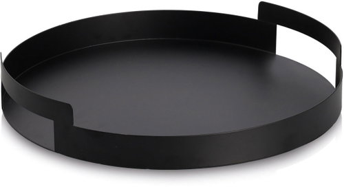 ZELLER Serving tray metal, black, diameter 33 cm - Serving Board - Main image