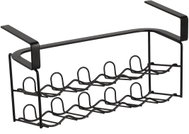 ZELLER Spice rack, black, metal, 30 × 11 × 17,5 cm - Spice Shaker