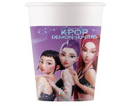 GoDan Papírové kelímky K-POP DEMON HUNTERS - Lovci démonů, 200 ml, 8 ks - Drinking Cup