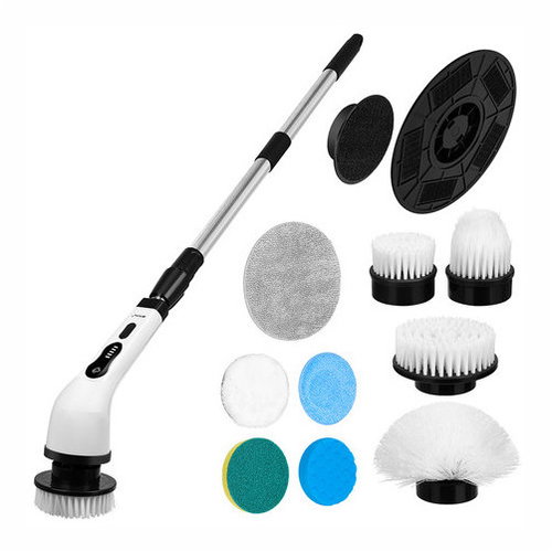 Ruhhy 27015 Elektrický čistící kartáč 25 W, 1500 mAh, 9 hlavic, bílý - Scrubbing Brush - Main image