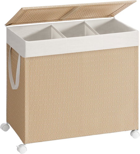 Houseland Dione Koš na prádlo 140 l hnědý - Laundry Basket - Main image