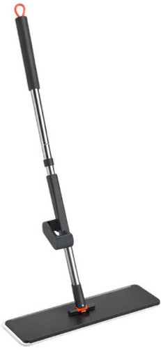 Verk 27773 Plochý mop se ždímacím mechanismem, otočný o 360°, černý - Mop - Main image