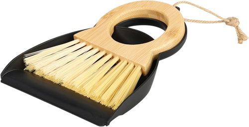Kesper Bamboo mini shovel with broom 14,5 × 20 × 4,8 cm - Brush and dustpan - Main image