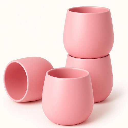 Goodwei Ceramic Cup Set Pink, 4 pcs - Set of Cups - Main image