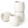Camelia White Ceramic Cup Set, 4 pcs