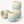 Fuji Blue Ceramic Cup Set, 4 pcs