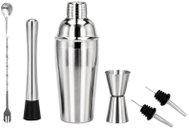Verk 07454 Bartender Set 6pcs, 750ml Shaker with Measuring Cup - Cocktail Shaker