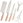 4pcs, Scissors and Peeler, White