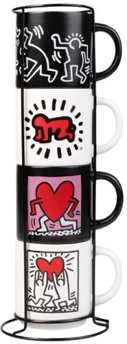 Keith Haring: Love - Hrnek set 4 ks - Mug - Main image