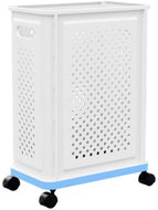 Verk 27647 Mobilní úložný koš na kolečkách 40 l - Laundry Basket