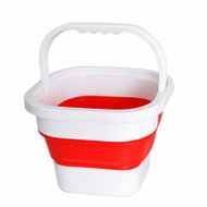 Verk 27716 Skládací silikonový kbelík 17 l, červený - Bucket