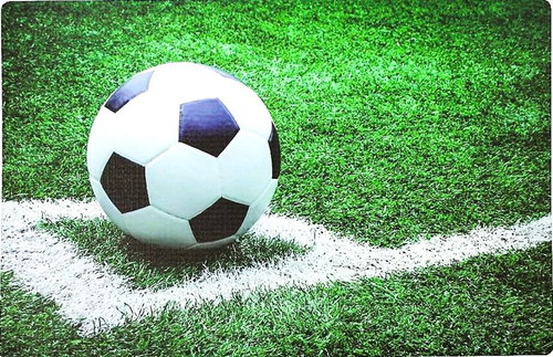 Goba Football Table Cover 6pcs/pack 1000612, plastic - Placemat - Main image