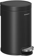 Songmics a Vasagle Odpadkový koš Jelis 3 l, černý - Rubbish Bin