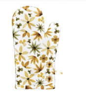Forbyt Kuchyňská chňapka žluté a olivové květy 25230 - Oven Mitt
