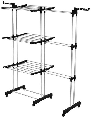 Gordon G1271 4-Tier Folding Clothes Airer with Wheels - Laundry Dryer - Main image
