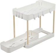 DOCHTMANN Police plastová, bílá, 40 × 33 × 22 cm - Kitchen Organiser
