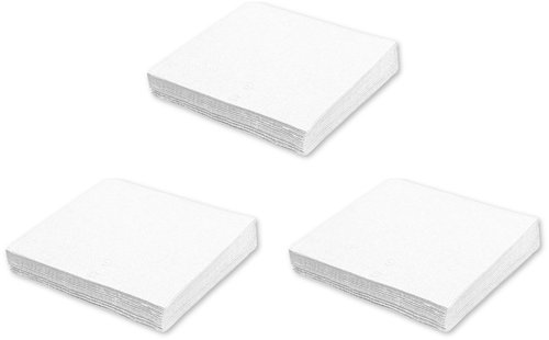MAZUREK 3-Ply Napkins 33 × 33cm, White, 60pcs - Paper Napkins - Main image