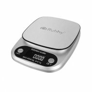 Ruhhy 27931 Digitální kuchyňská váha 5 kg s LCD displejem, stříbrná - Kitchen Scale