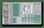 Victorinox Sada příborů Swiss Modern, 24 ks, zelená - Knife Set