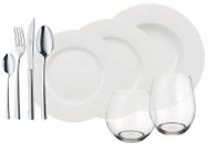 VILLEROY & BOCH Jídelní sada pro 4 osoby WONDERFUL WORLD WHITE, 36 ks - Dish Set
