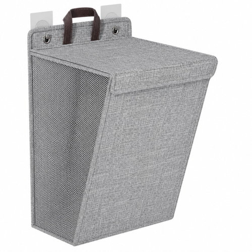 Verk 27559_SZ Hanging Foldable Laundry Basket, Grey - Laundry Basket - Main image
