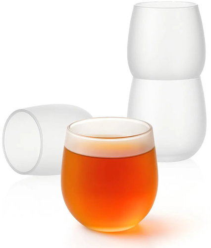 Goodwei Japonská skleněná sada šálků, 4 ks, matná - Set of Cups - Main image