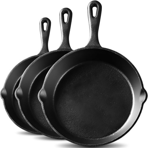 RETOO Sada hlubokých litinových pánví XXL 3 ks - Cookware Set - Main image