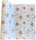 Goba 8701302D Velvet Runner with Stars, White, 28cm × 3m