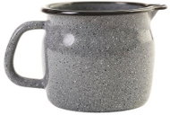Metalac Zaoblený smaltovaný hrnek s výlevkou 10 cm, 0,85 l - Mug