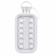 Verk 07506 Láhev na výrobu ledových kuliček 17 ks, šedá - Ice Cube Tray
