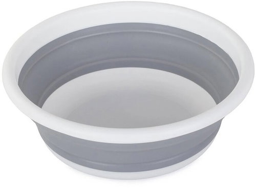 Verk 01544 Skládací silikonová miska, šedá - Small Bowl - Main image