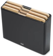 JOSEPH JOSEPH Bambusová prkénka se stojanem Folio Steel Bamboo 1000077, Carbon Black Large - Cutting Board