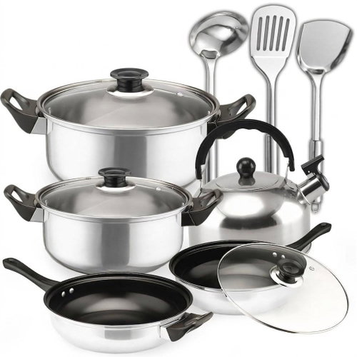 RETOO OR204 Cookware and Kitchen Accessories Set, 11 pieces - Cookware Set - Main image