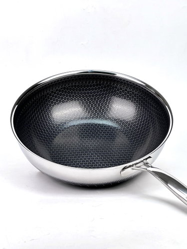 David v kuchyni Hybridní třívrstvá wok pánev průměr 30 cm - Wok Pan - Main image