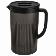 Verk 07441_CZ plastic jug with lid and filter 3L, black - Pitcher