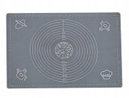 Verk 07470_GY Silicone rolling mat XL 70 × 50cm, grey - Pastry Board
