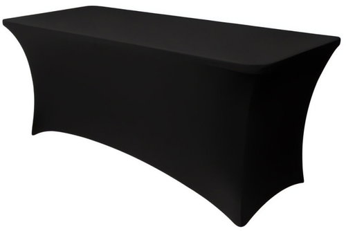 Ruhhy 27727 Elastický potah na cateringový stůl 183 × 75 × 75 cm, černý - Tablecloth - Main image
