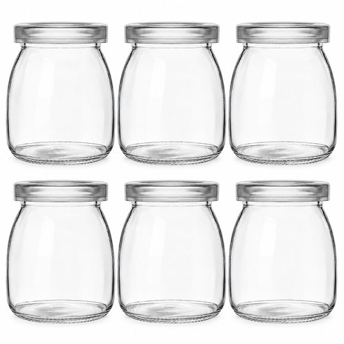 DuraHome Sklenice dezertní 160 ml s víčkem, 6 ks - Glass - Main image