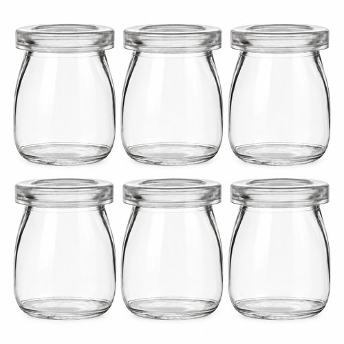 DuraHome Sklenice dezertní 100 ml s víčkem, 6 ks - Glass - Main image