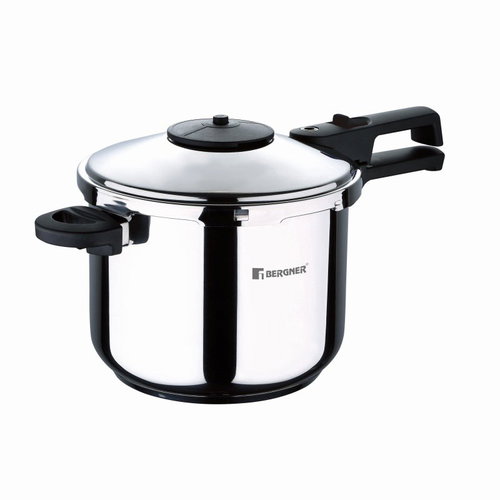 Bergner BG-4448-MM CRETA stainless steel 6 litres, 22 cm - Pressure Cooker - Main image
