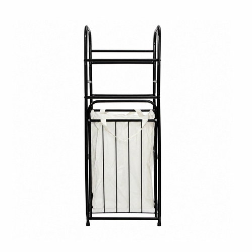 APT DA590 Koš na prádlo s policemi 54 l, 99 × 37 × 35 cm, černý Main image APT DA590 Koš na prádlo s policemi 54 l, 99 × 37 × 35 cm, černý - Laundry Basket - Main image